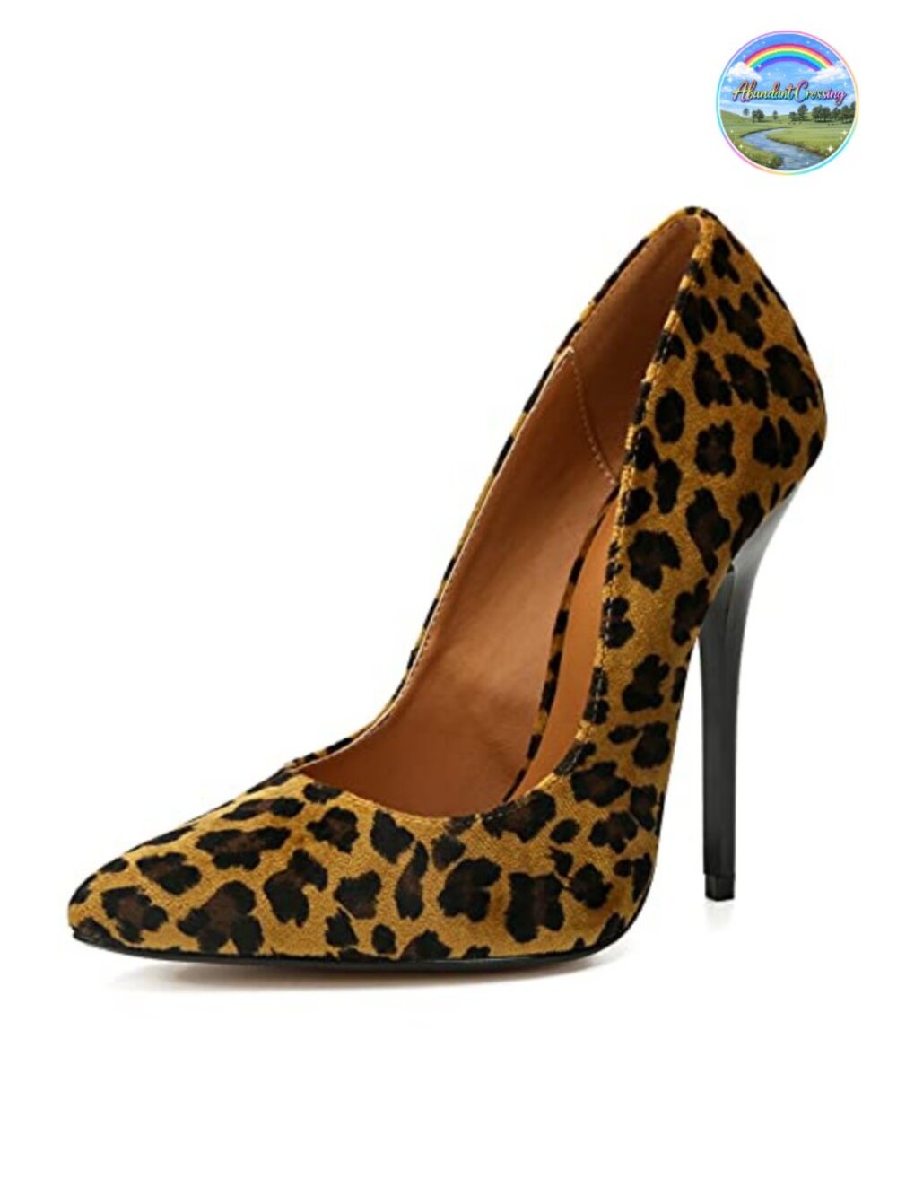 Women's Stiletto Pointed Toe Slip On High Heel Pumps - Manmade Suede Velvet PU
